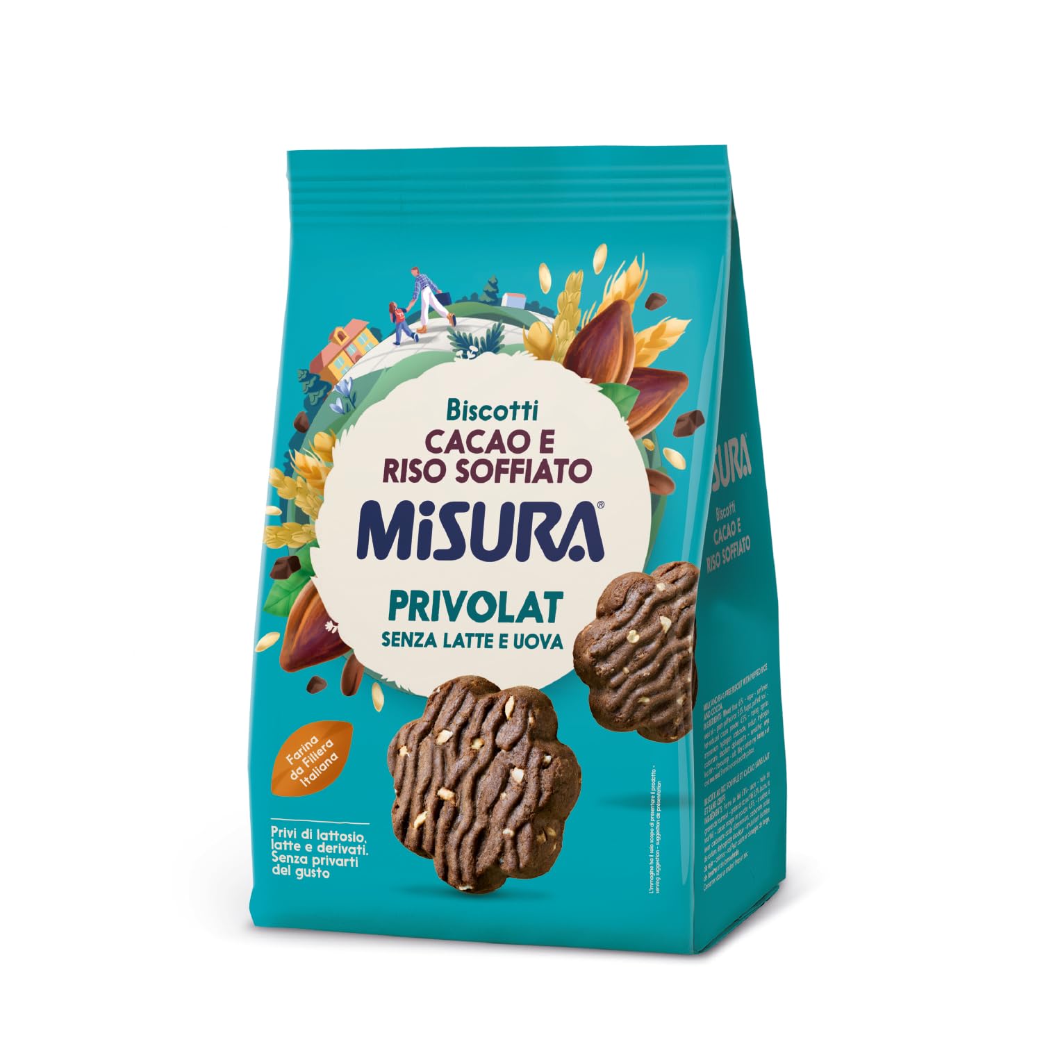 Privolat Biscotti Cacao e Riso Soffiato 200g Senza Latte
