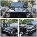 MAIKER Compatible with The Avenger Style Replacement Hood 2007-2017 Jeep Wrangler JK JKU Unlimited Rubicon, Black