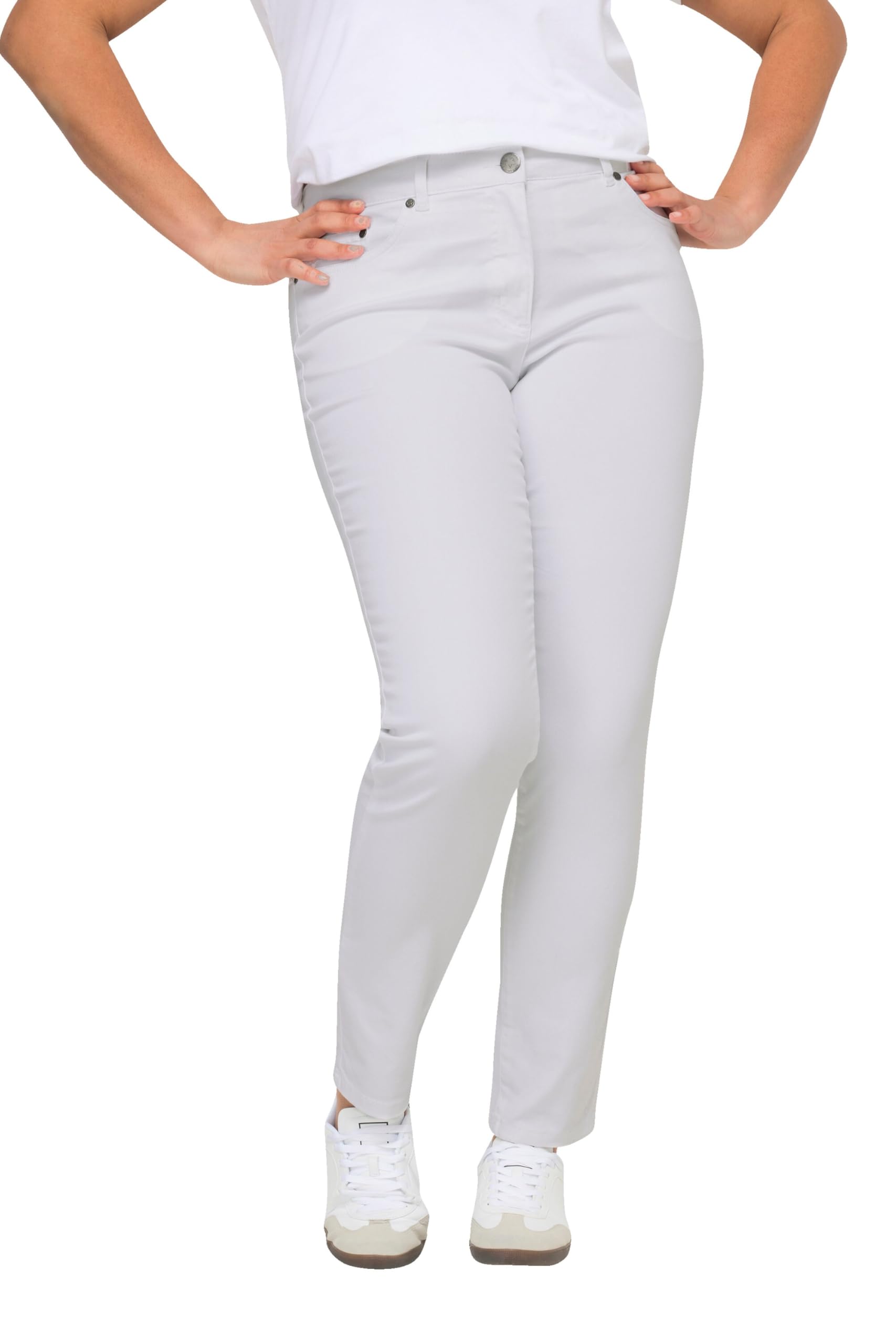 Angel of Style Damen Jeans schneeweiß 60