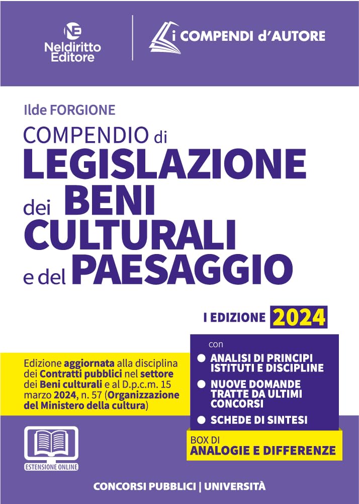 Compendio Di Legislazione Dei Beni Culturali E Del Paesaggio 2024 - 4