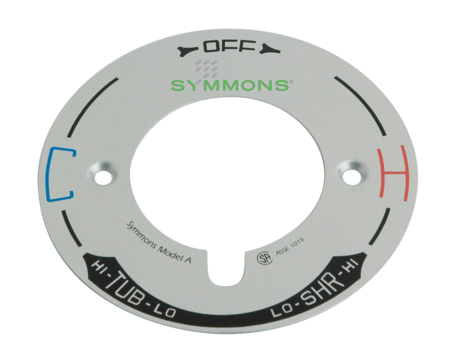 Symmons T-29A Temptrol Model A Escutcheon Dial Small