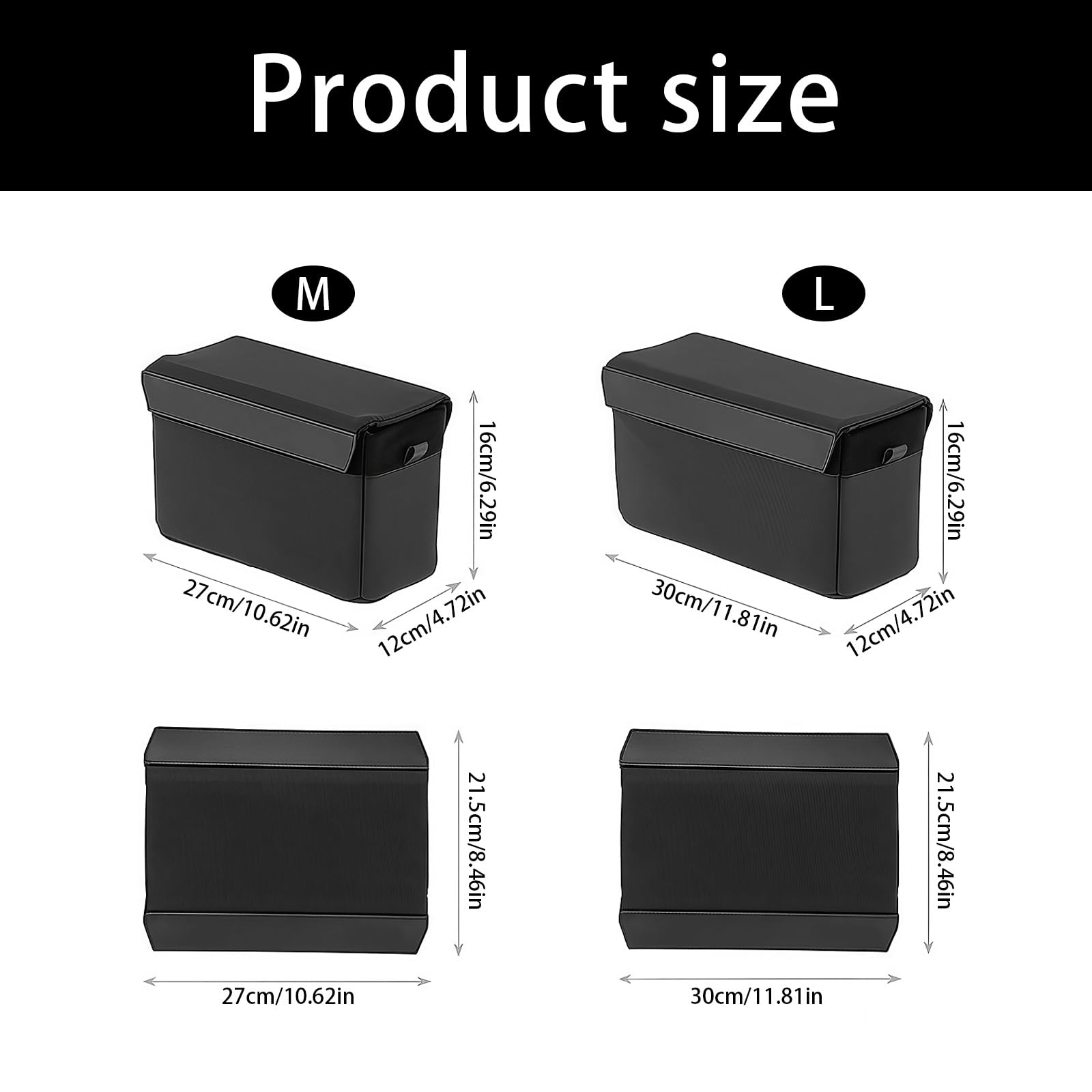 Bolsa de almacenamiento para cámara con compartimentos ajustables para una fácil organización de lentes y dispositivos, bolsa extraíble para cámara, Black, L, Funda protectora para cámara