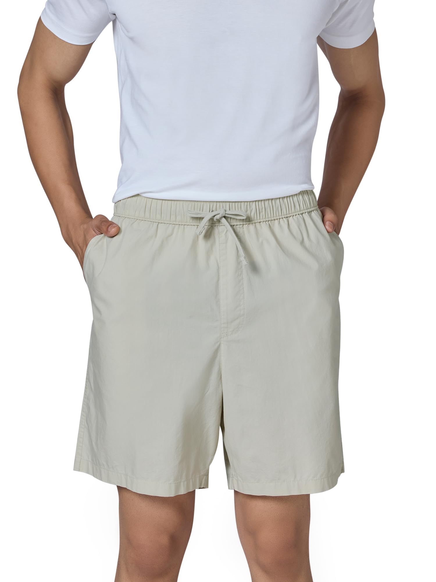 xyxx Zen Solid Shorts for Men with Side Pockets and Drawstring |Relaxed Fit Shorts-picture-37