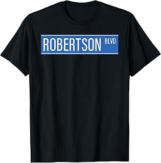 Los Angeles LA Street Signs Robertson BLVD for Men and Women T-Shirt