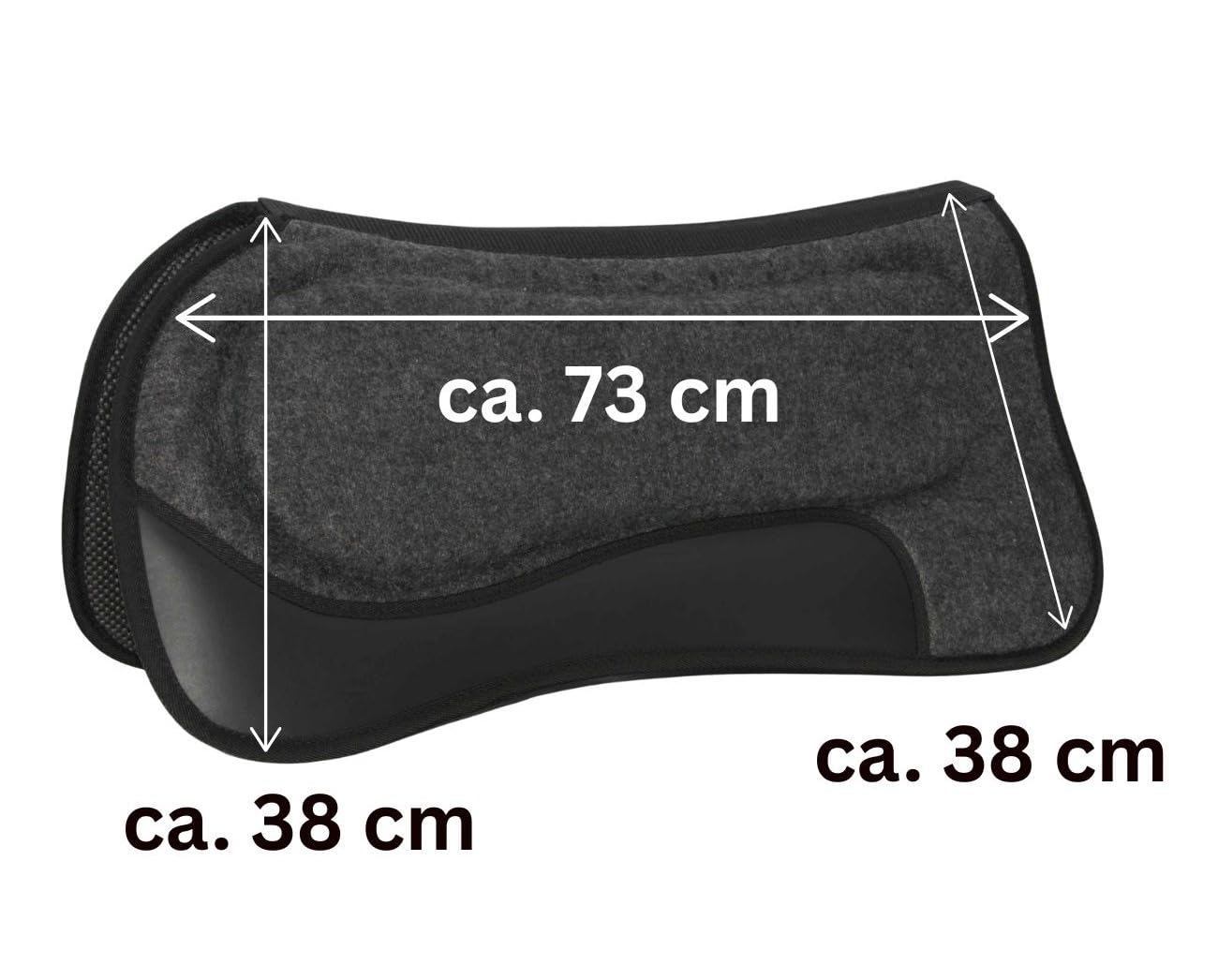 Western Filz Pad Anatomic mit Widerristausschnitt Hochleistungspad Druckentlastung