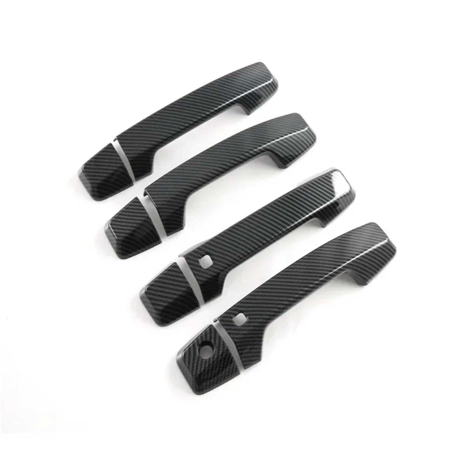 klamka zewnętrzna Pasuje do Mitsubishi Triton L200 2024, naklejki ochronne na zewnętrzną część klamki drzwi pokrowiec na klamkę drzwi samochodu(Four door handle bow)