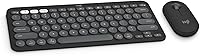 Vista 1 de Logitech Pebble 2 Combo for Mac, Wireless Keyboard and Mouse, Slim, Quiet and Portable, Customizable, Bluetooth Mouse and Keyboard, Easy-Switch, for