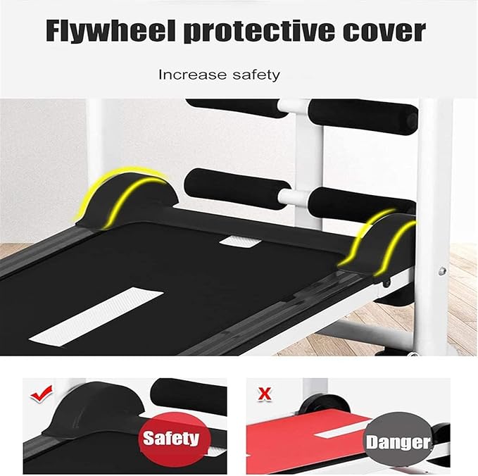 Caminadora Eléctrica Plegable Multifunción 3 en 1 con Inclinación miniatura 3