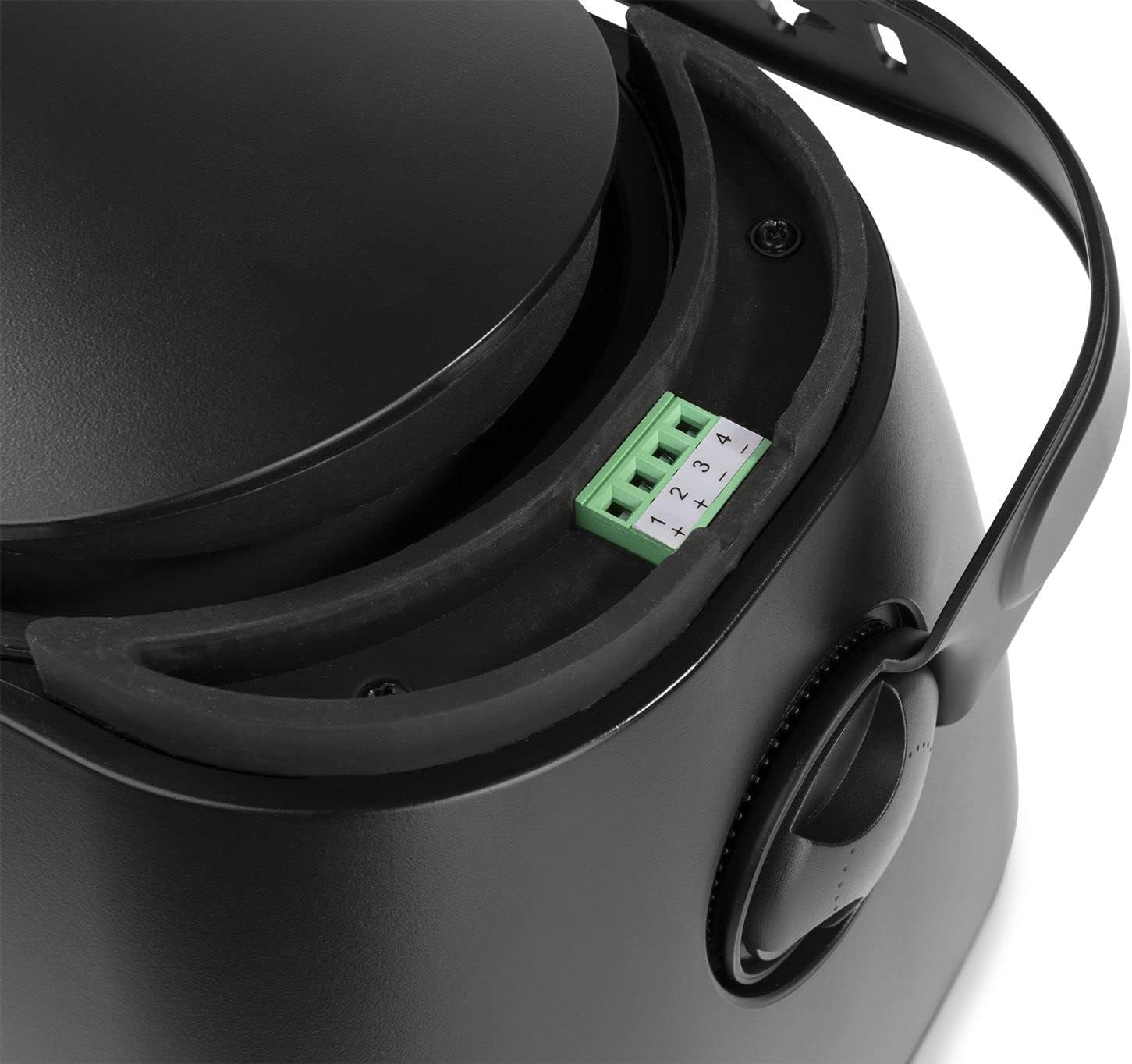 Power Dynamics BD80TB Altavoz para Interior/Exterior, woofer de 8", 70v/100v o 8 Ohmios, ABS con protección UV, Potente, Montaje Horizontal o Vertical, Ideal para terrazas, Jardines, etc, Color Negro