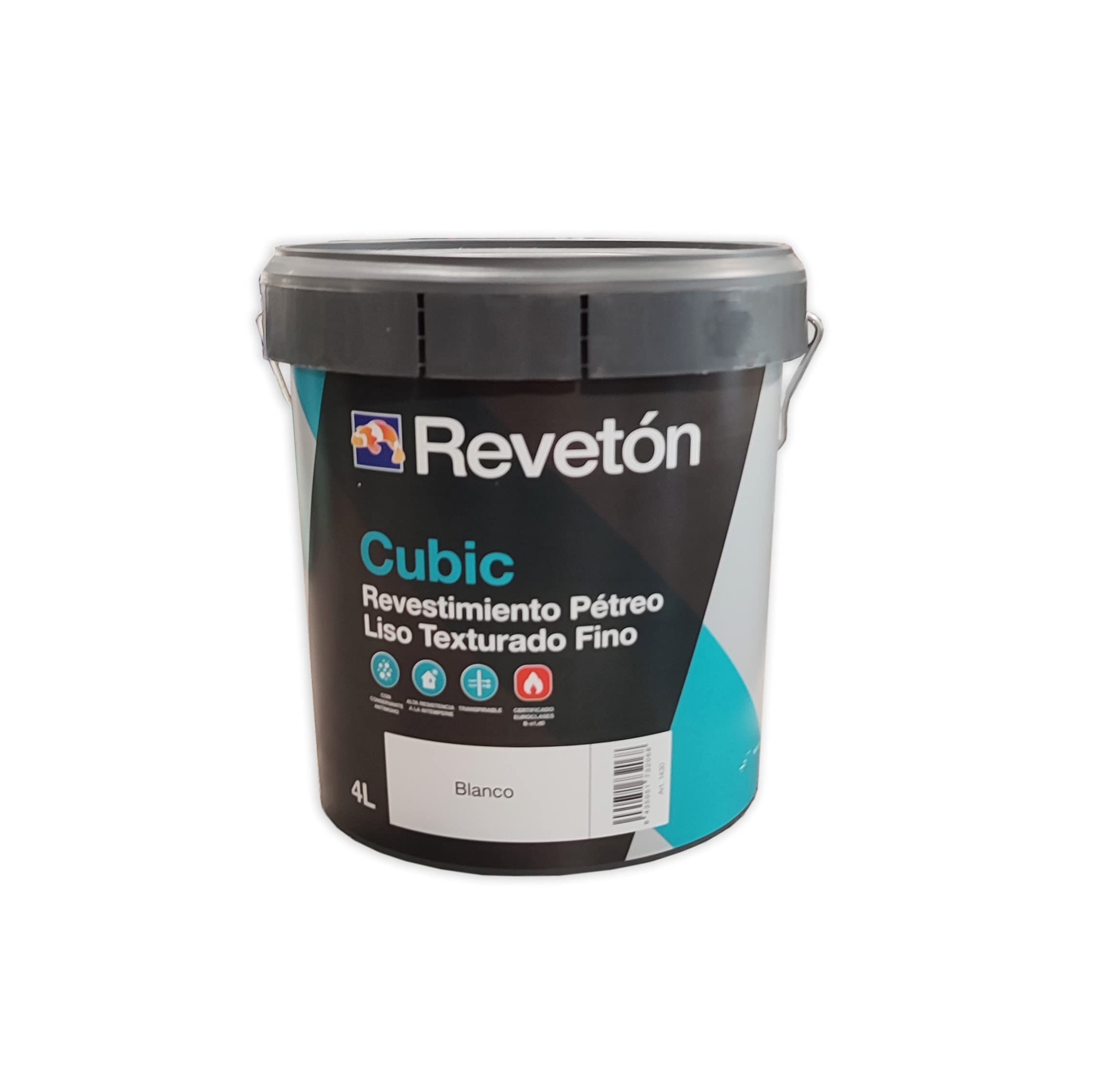 REVETON - REVETON CUBIC PETREO 4 LT - Rojo Teja 017
