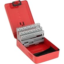 Twist Drill Bit Case Drill Bit Index Box Accessories Empty Sturdy Professional Iron Drill Bit Holder Indexed Storage Case, 60 Slots