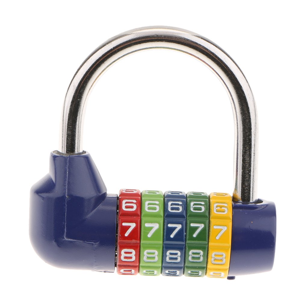 Cadenas à combinaison étanche 4 chiffres en alliage de zinc