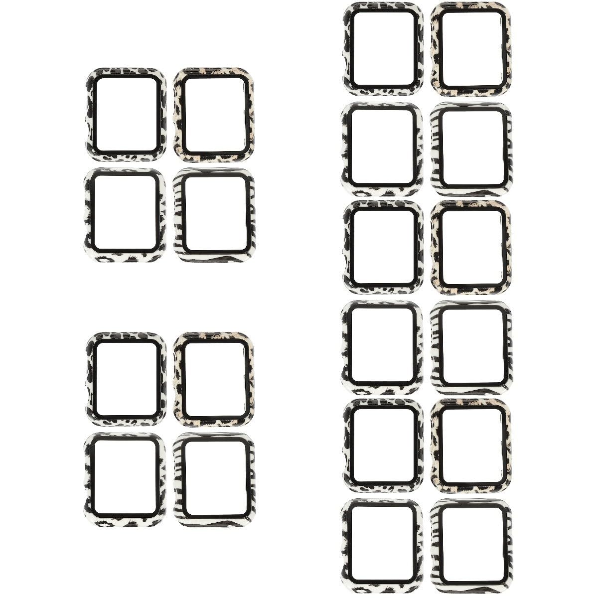 DOITOOL 5 Juegos De Protectores De Pantalla para Reloj De 38 Mm Cubierta De 38 Mm con Borde Curvo Frontal Completo 4 Unidades X 5