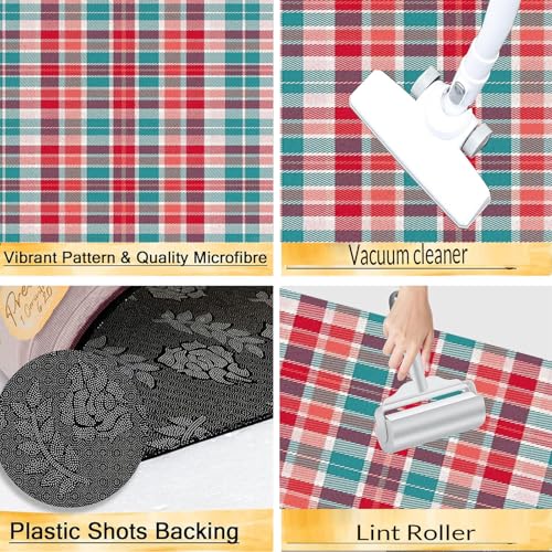 Tapis antidérapant cuisines rouge lavable pour sol sécurisé