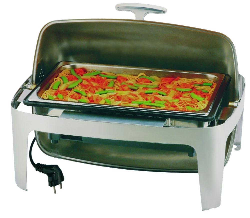 APS - Modelo : 12360 - Chafing Dish Eléctrico Roll Top - Dimensiones : 67 X 47 X 45 Cm 1- Volumen : 1L