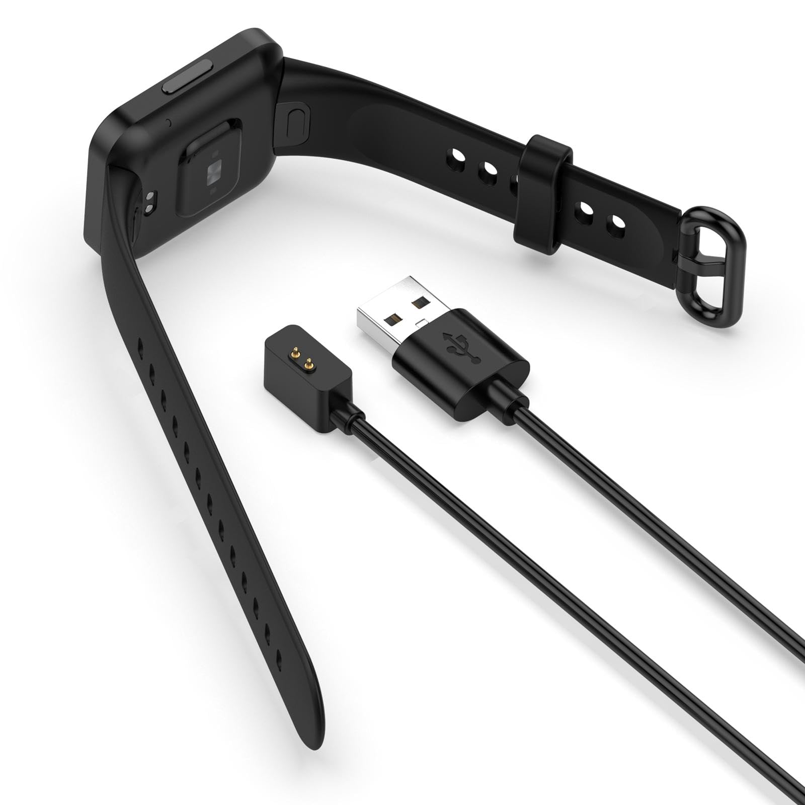 Câble de Chargement USB Noir 6X pour Watch 2 Watch 1m, 5 pièces