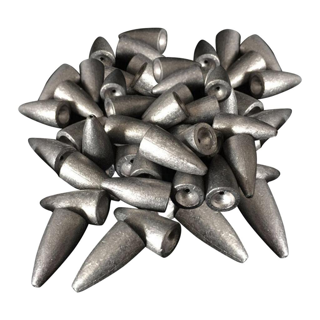 Calandis Carp Fishing Lead Weights Sinker Bullet Shaped Weights 7g