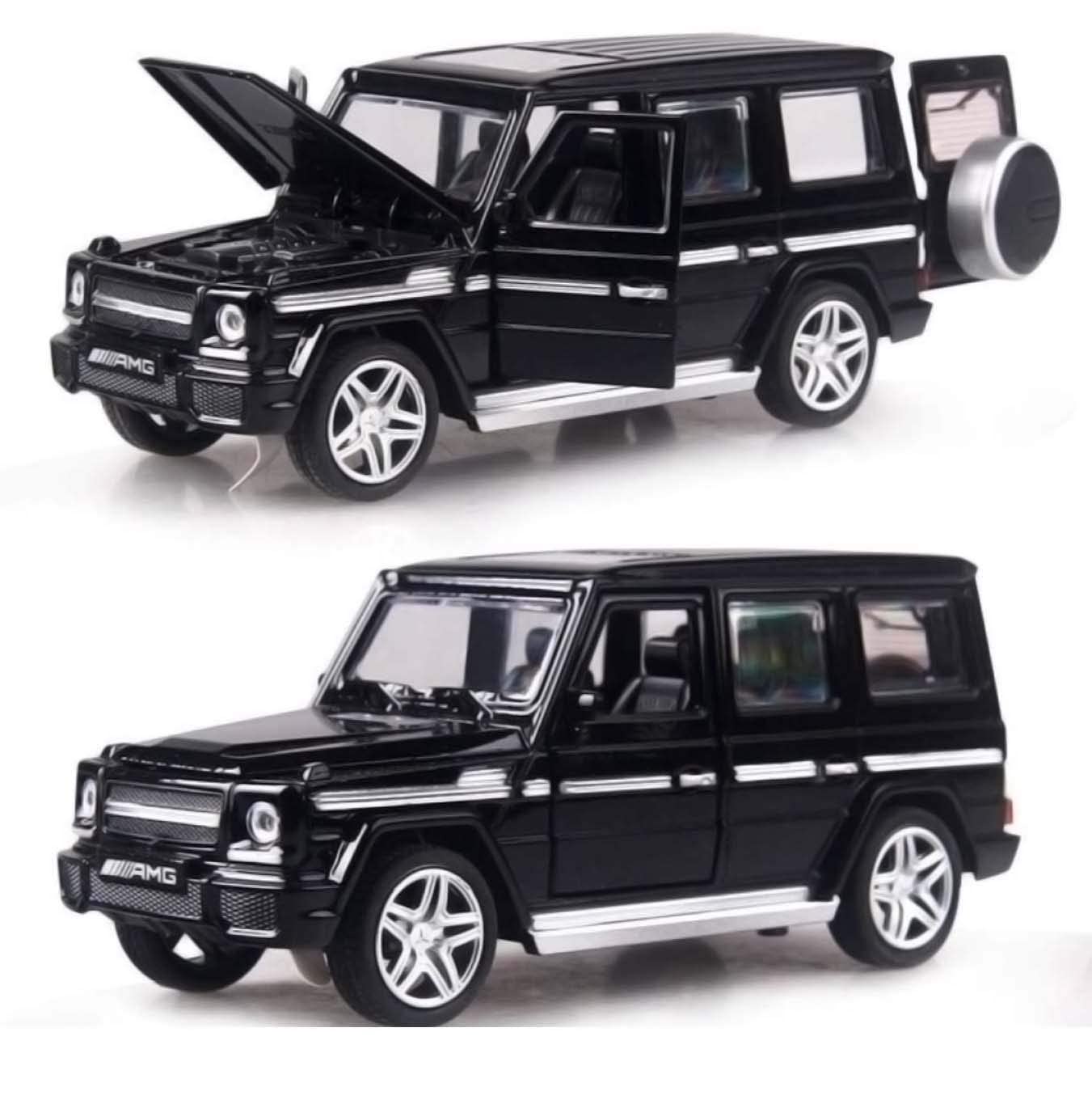 Triyugo 1:32 Diecast Alloy Metal G65 AMG Toy Vehicle Pull Back Die-Cast Car Model With Lights And Sound Off-Road Vehicles Car Mini Auto Toy Car For Kids Toys Gift (AMG G65), Multicolor