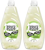 Vista 7 de Molly's Suds Jabón líquido para platos Ingredientes limpios y simples Poder de fregado extra Sin perfume, 24 oz - Paquete de 2