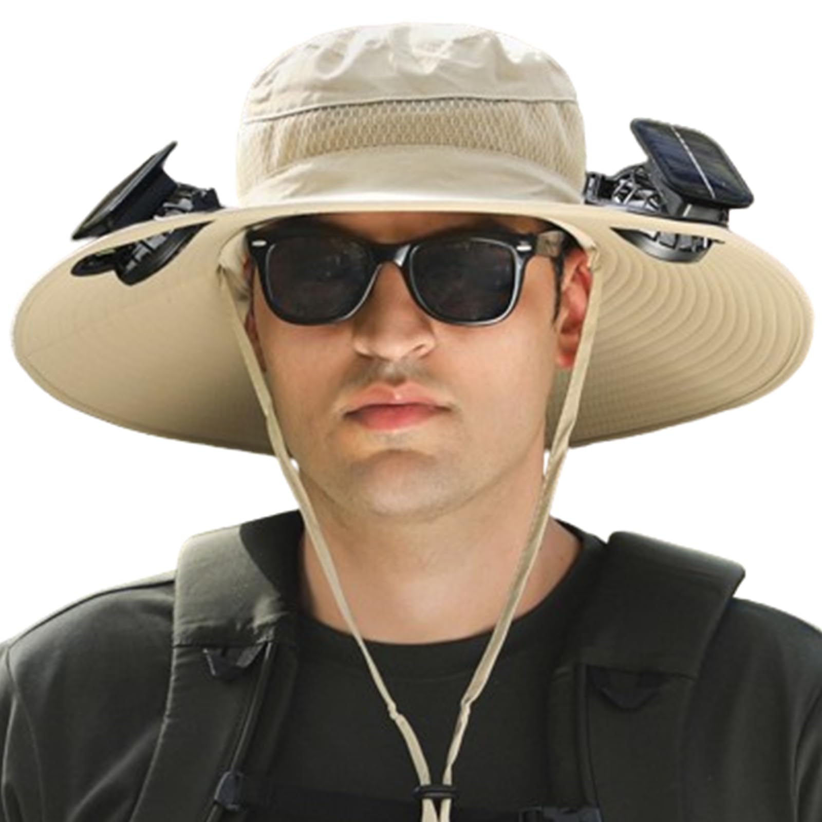 Casquette solaire chapeau de soleil à ventilateur solaire 2025 homme