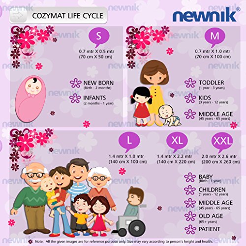 Image of Dry Sheet Quick Waterproof Breathable Bed Protector & Crib Sheet (Size: 140cm X 220cm) Firoza, Single Bed