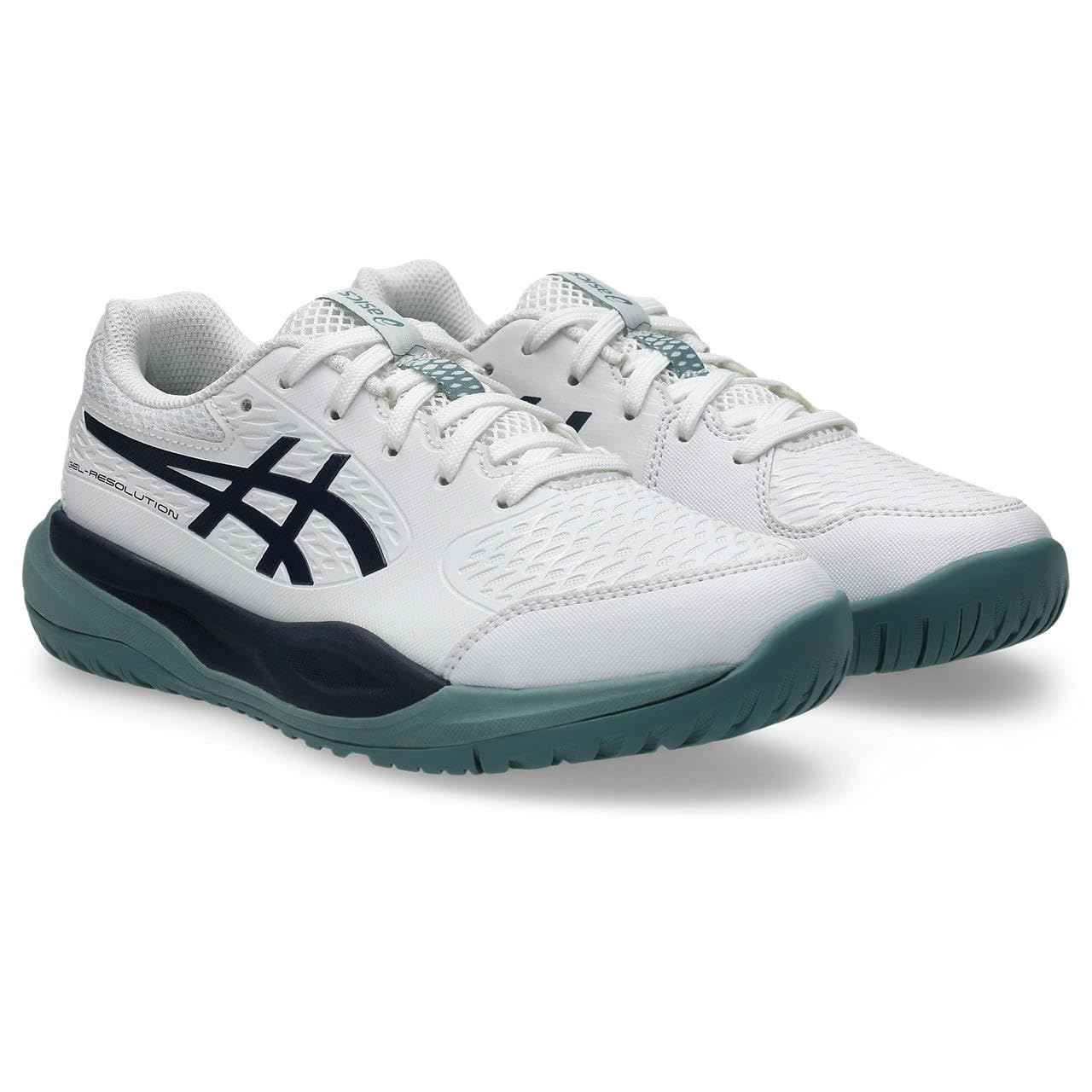 Amazon | [アシックス] テニスシューズ GEL-RESOLUTION X GS WHITE
