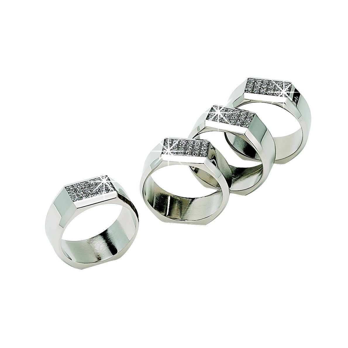 Buy Sheridan Glitter Galore set of 4 Place Napkin Rings Online at Low