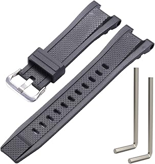 Compatible with Gshock Resin Strap Replacement for Casio GST-210 GST-W110 GST-W100 GST-S110 GST-S100 GST-B100 GST-S300 Watch Band