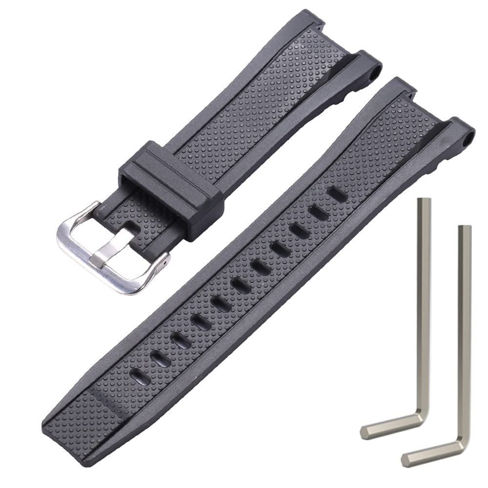 Harz Ersatz Armband Kompatibel mit Casio Gshock GST-210 GST-W110 GST-W100 GST-S110 GST-S100 GST-B100 GST-S300 Uhrenarmband