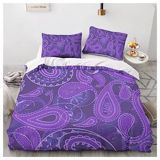 1678238871_bogatyr-club-p-uzor-peisli-foni-pinterest-20 Funda De Edredón Juego De Cama Con Estampado 3D Juego De 3 Piezas Decorativas Juego De Funda Nórdica Funda De Colcha Con Funda De Almohada Micro