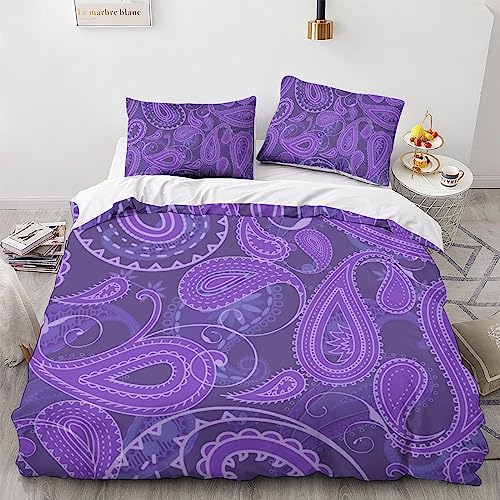 1678238871_bogatyr-club-p-uzor-peisli-foni-pinterest-20 Funda De Edredón Juego De Cama Con Estampado 3D Juego De 3 Piezas Decorativas Juego De Funda Nórdica Funda De Colcha Con Funda De Almohada Micro