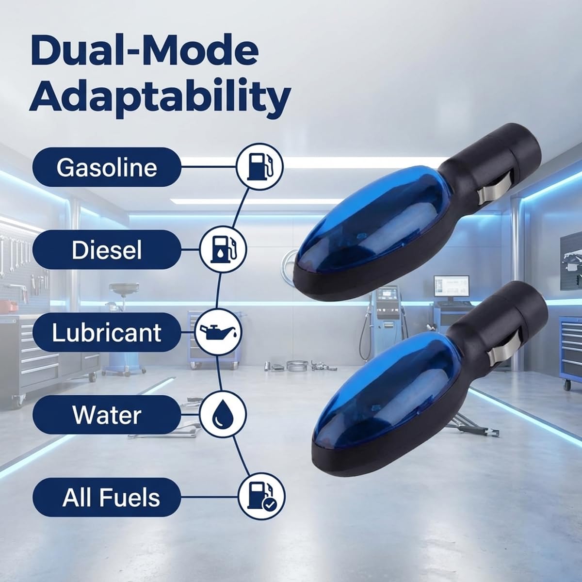 Photo 1 of 2 Pack Fuel Transfer No-Spill Device, Portable Automotive Spill Saver for Gasoline, Diesel, Water & Fluids, Plug and Play Fueling Assist Tool for Cars 233