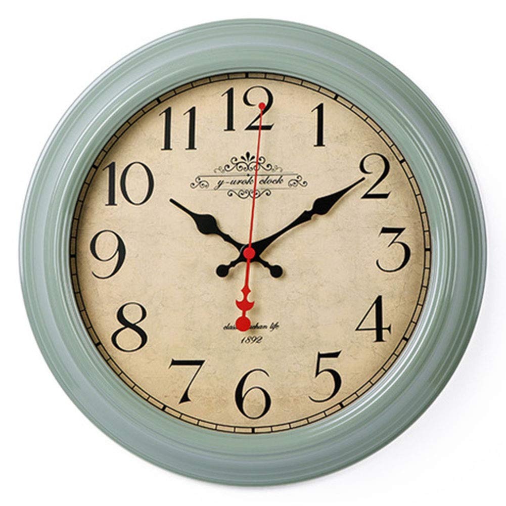 VHKJewE Arab Numerals Wall Clock Multicolor 33x7cm(C)