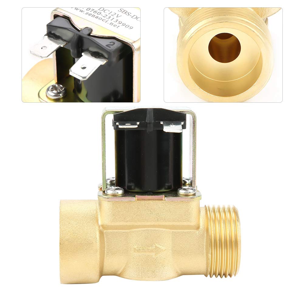 Électrovanne magnétique DN20 G3 / 4 en laiton 12 V CC
