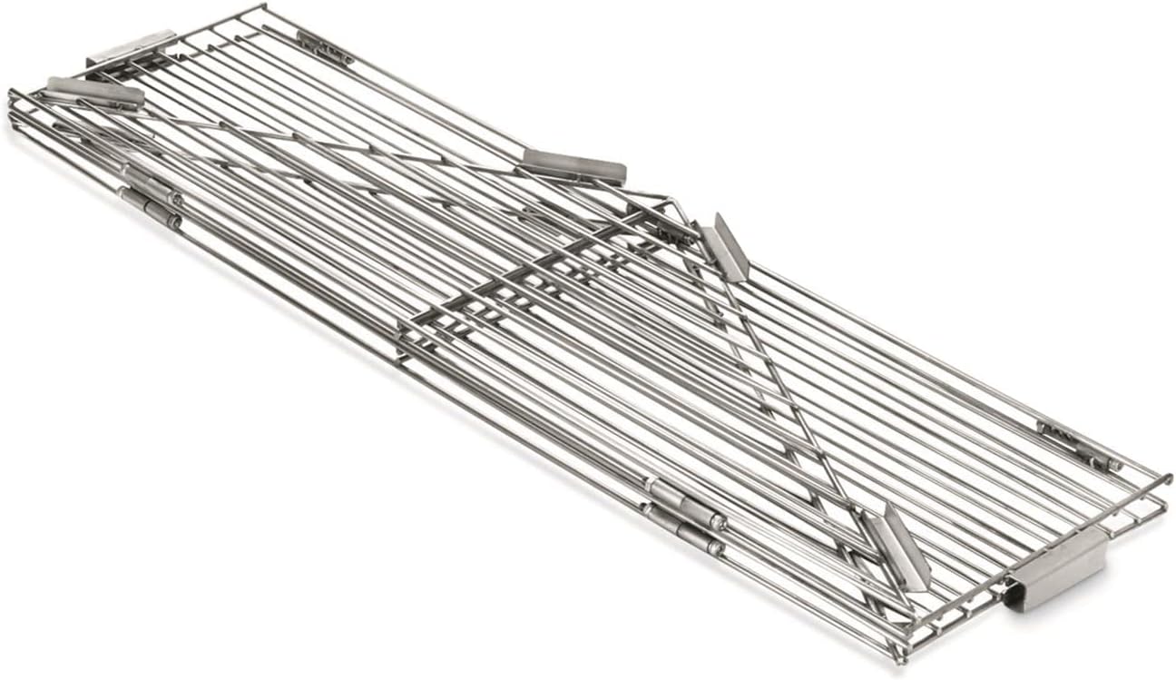 Guide Gear Folding Portable Stainless Steel Grill Grate, Camping Cooking Gear, Campfire Equipment, 36"