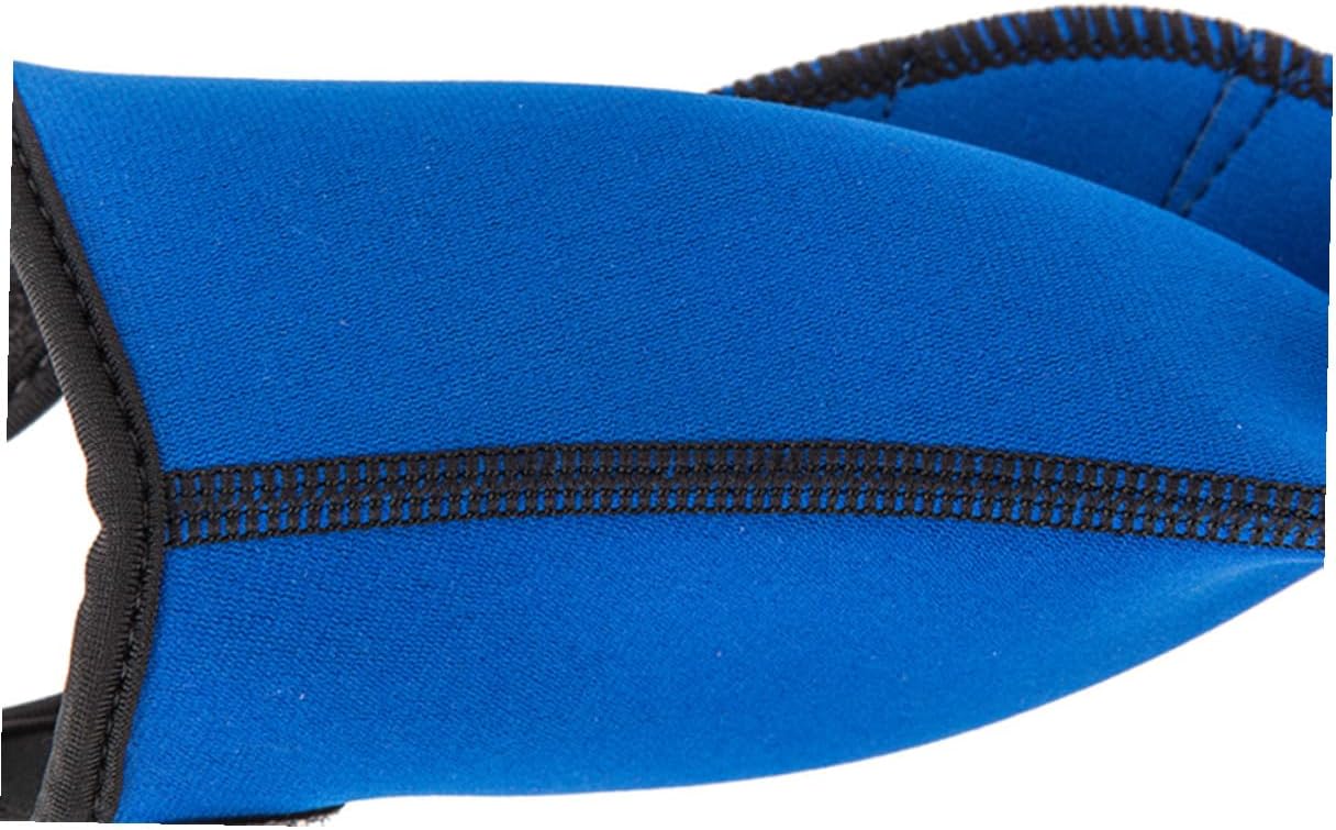 Webbed Paddle Swimming Gloves Blue Size L, Aquatic Swim Webbed Gloves for Water Resistance Training and Diving