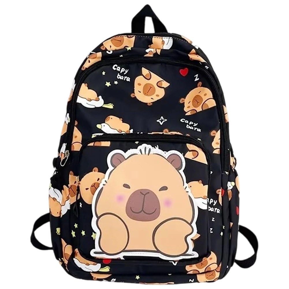 Cartable d'école capybara grand sac à dos scolaire fille garçon étudiant