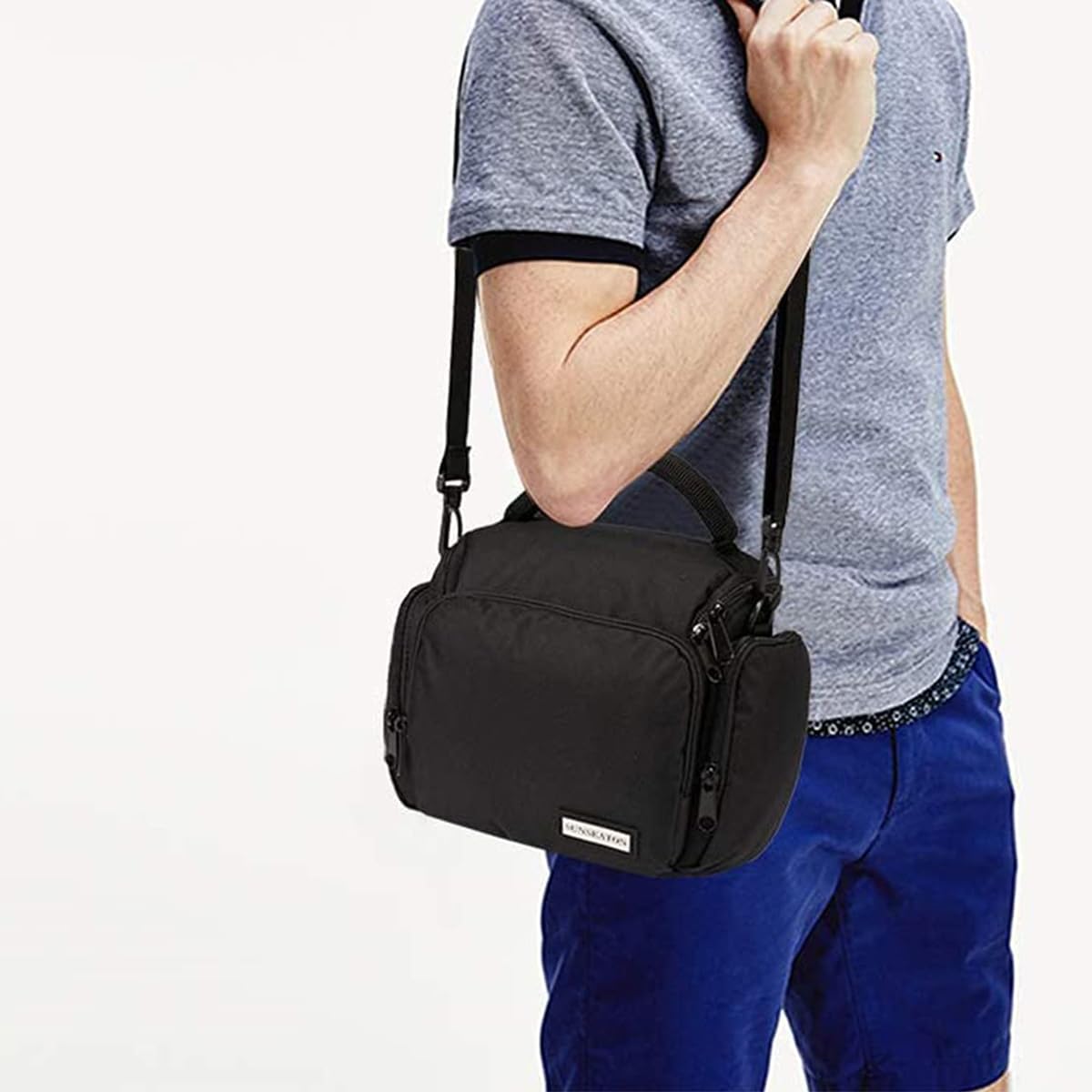 Borsa Per Fotocamera DSLR, Custodia Impermeabile Per Reflex, Borsa a Tracolla, Custodia Impermeabile Per Fotocamera Con Tracolla Regolabile