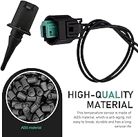Vista 4 de 2 piezas de sensor de temperatura del aire ambiente exterior y kit de enchufe, conector de sensor de temperatura ambiente directo de importación