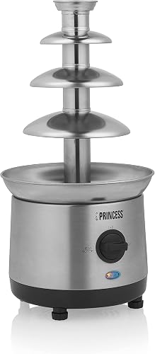 Princess fontaine à chocolat XXL Inox Brossé - Acier inoxydable - 4 Étages - 1,1 L - 190 W - Maintien au chaud - 292999 - 8
