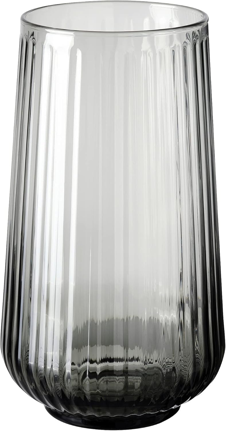 IKEA GRADVIS vase, 19 cm, grey