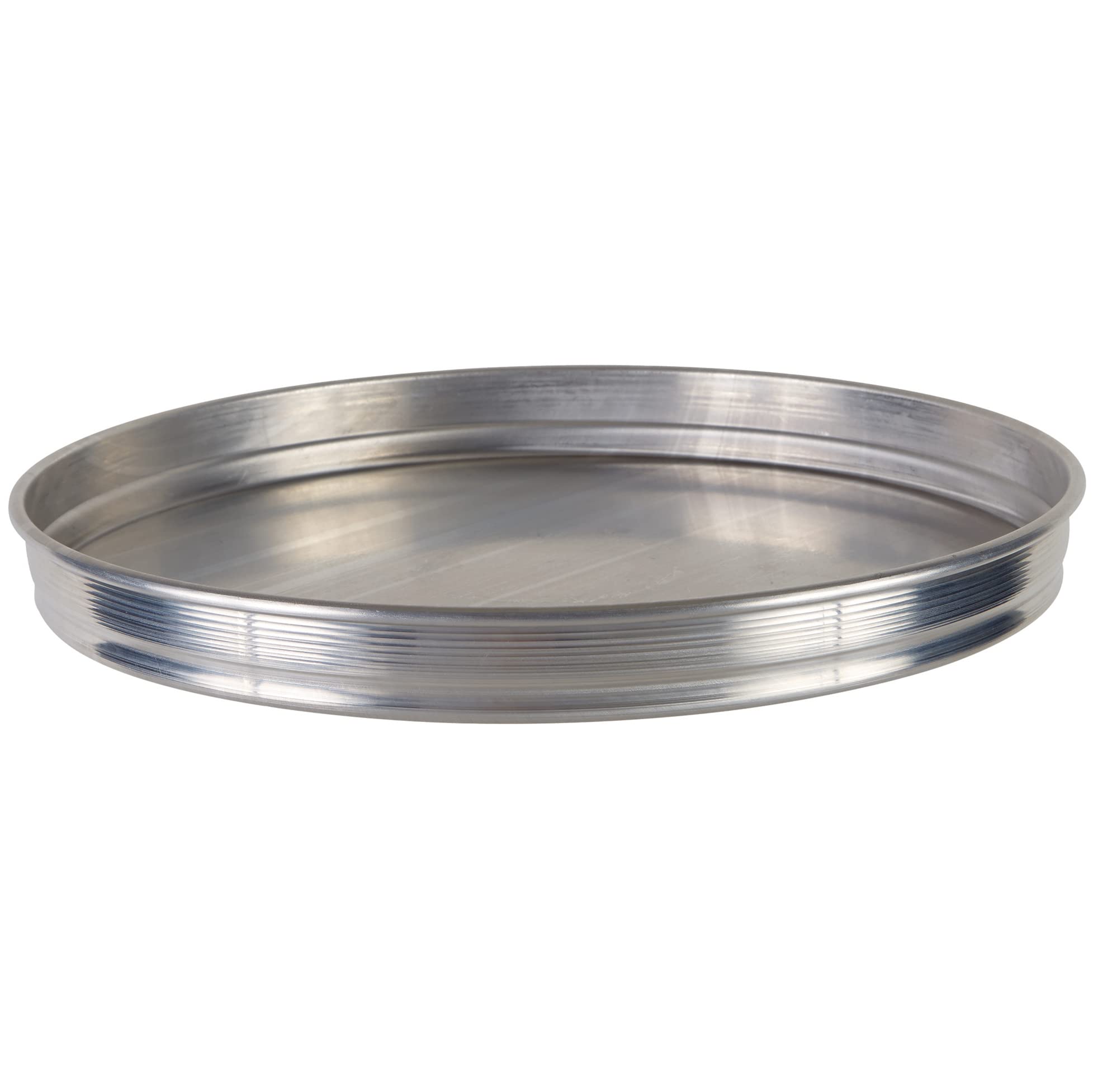 Winco 12"x1.5" Aluminum pizza pan, Silver
