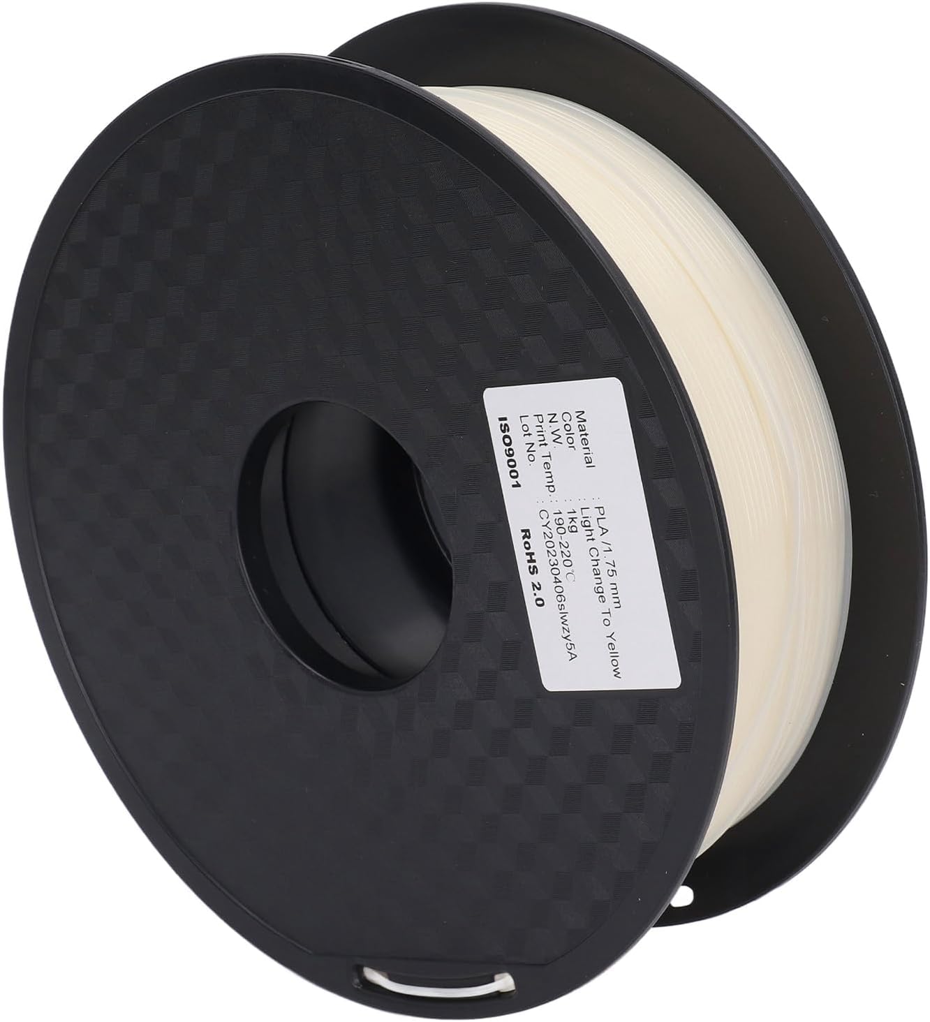 3D Printer PLA Filament, High Transparency, Discoloration to Yellow After Sun Exposure, Silky Smooth Appearance, Stable Printing, 1.75mm