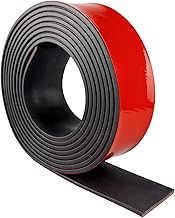 LSGCQ Bande de caoutchouc adhesif, tapis caoutchouc néoprène, feuille de caoutchouc, plaque caoutchouc, bande caoutchouc solide pour joints, couverture, bricolage (50mm×3mm×6m)