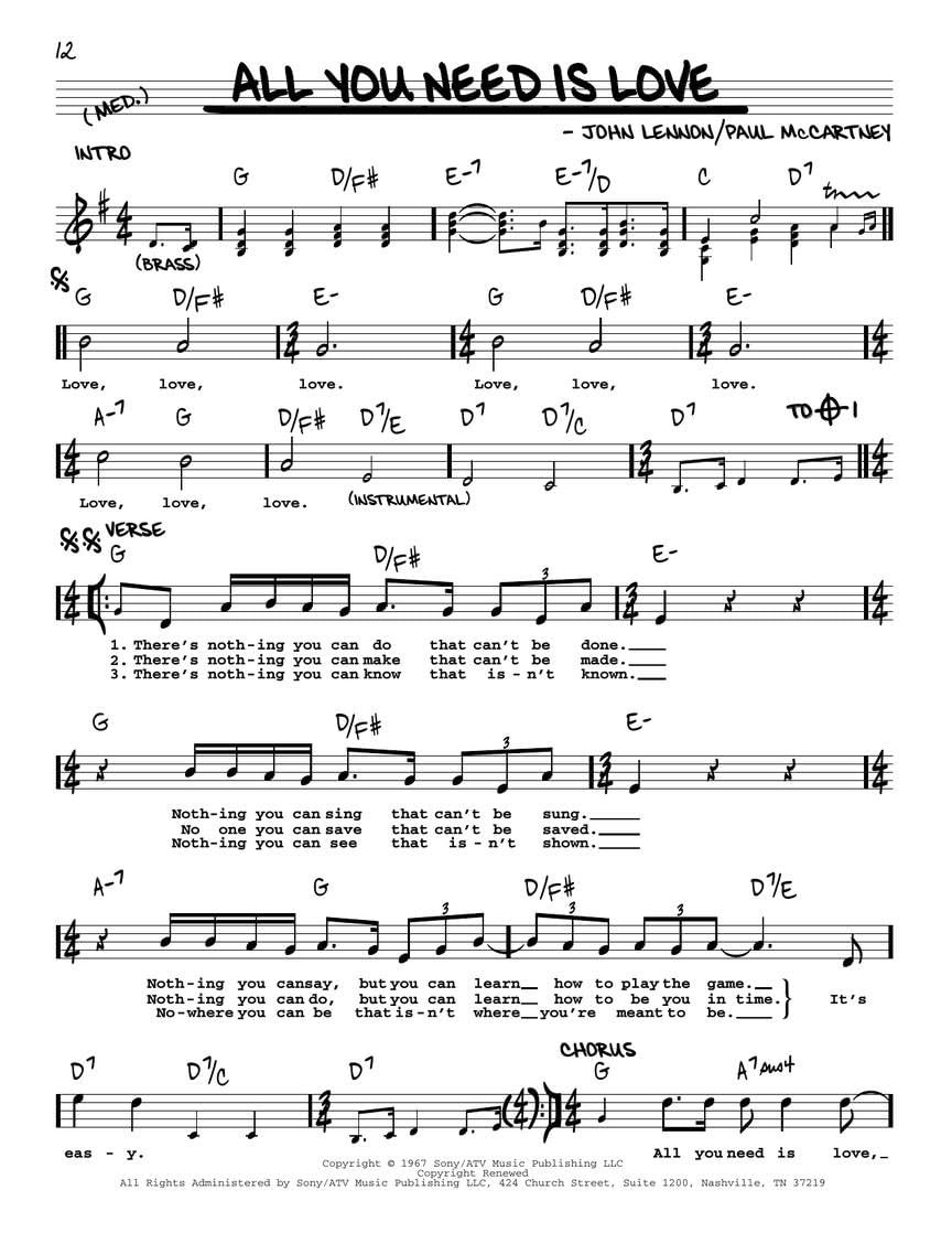 The Beatles Real Book: C Instruments
