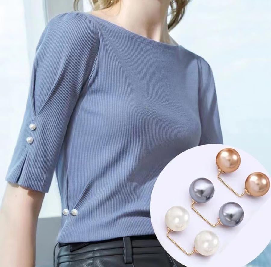 Lace Cleavage Cover Modesty Panel Hook to Bra Insert Mock Camisole Sets, Anti-exposure Brooch Pins - Image 7