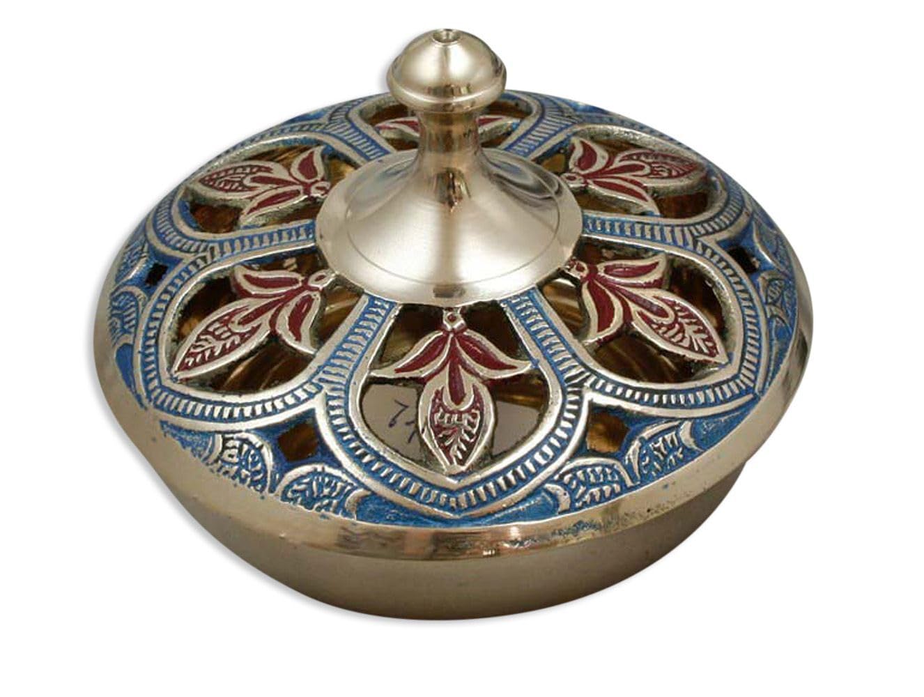 Brûleur d'encens Anzmann laiton diffuseur de résine et cônes aromatiques