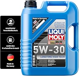 LIQUI MOLY Longtime High Tech 5W-30 | 5 L | Synthesetechnologie Motoröl | Art.-Nr.: 1137, farblos