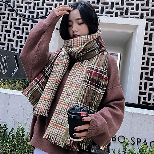 Bavoir imitation cachemire épais contre le froid | Écharpe et châle