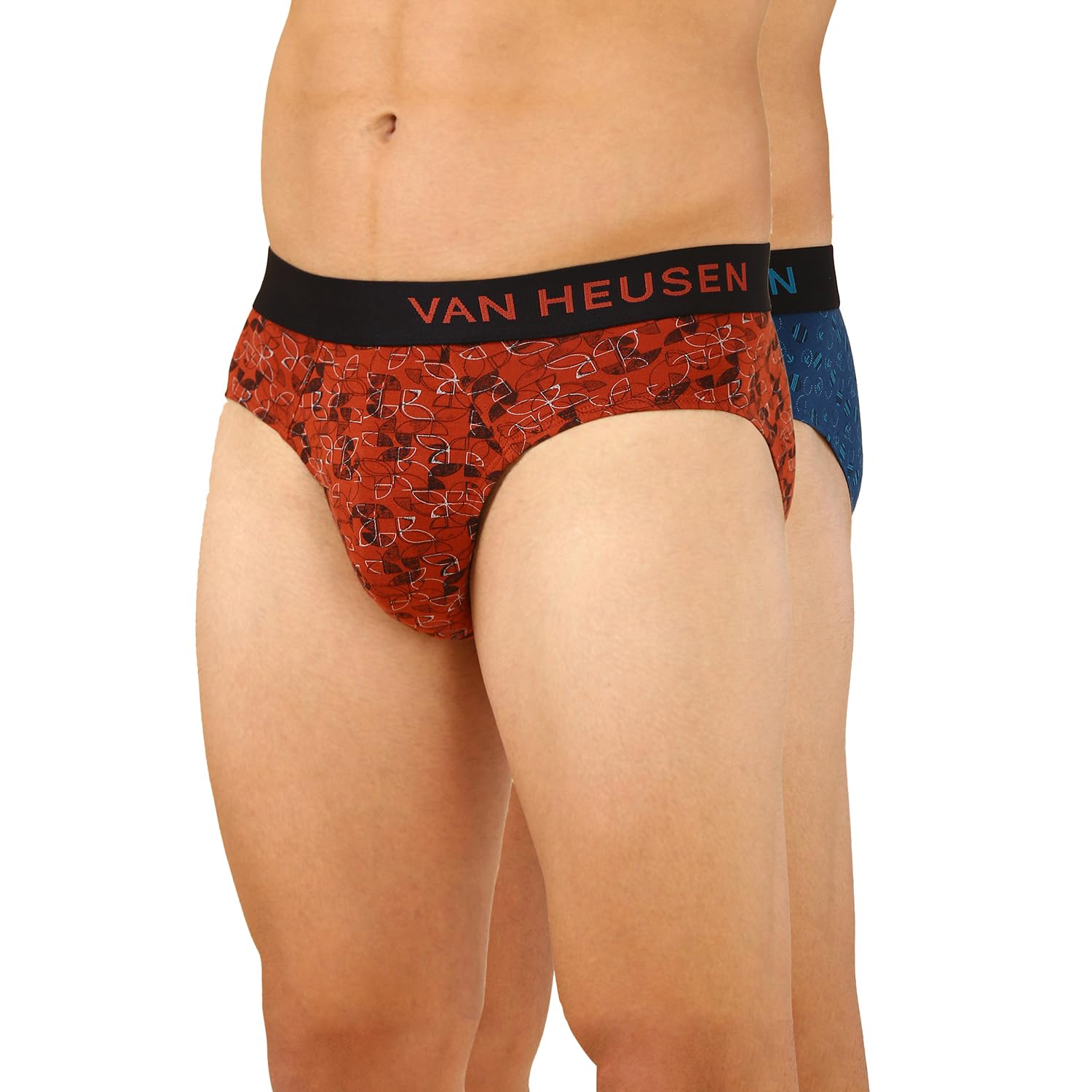 van heusen Men Cotton Blend Allover Print Briefs - Pack of 2 - Body Defining Fit, Ultra Soft-picture-20